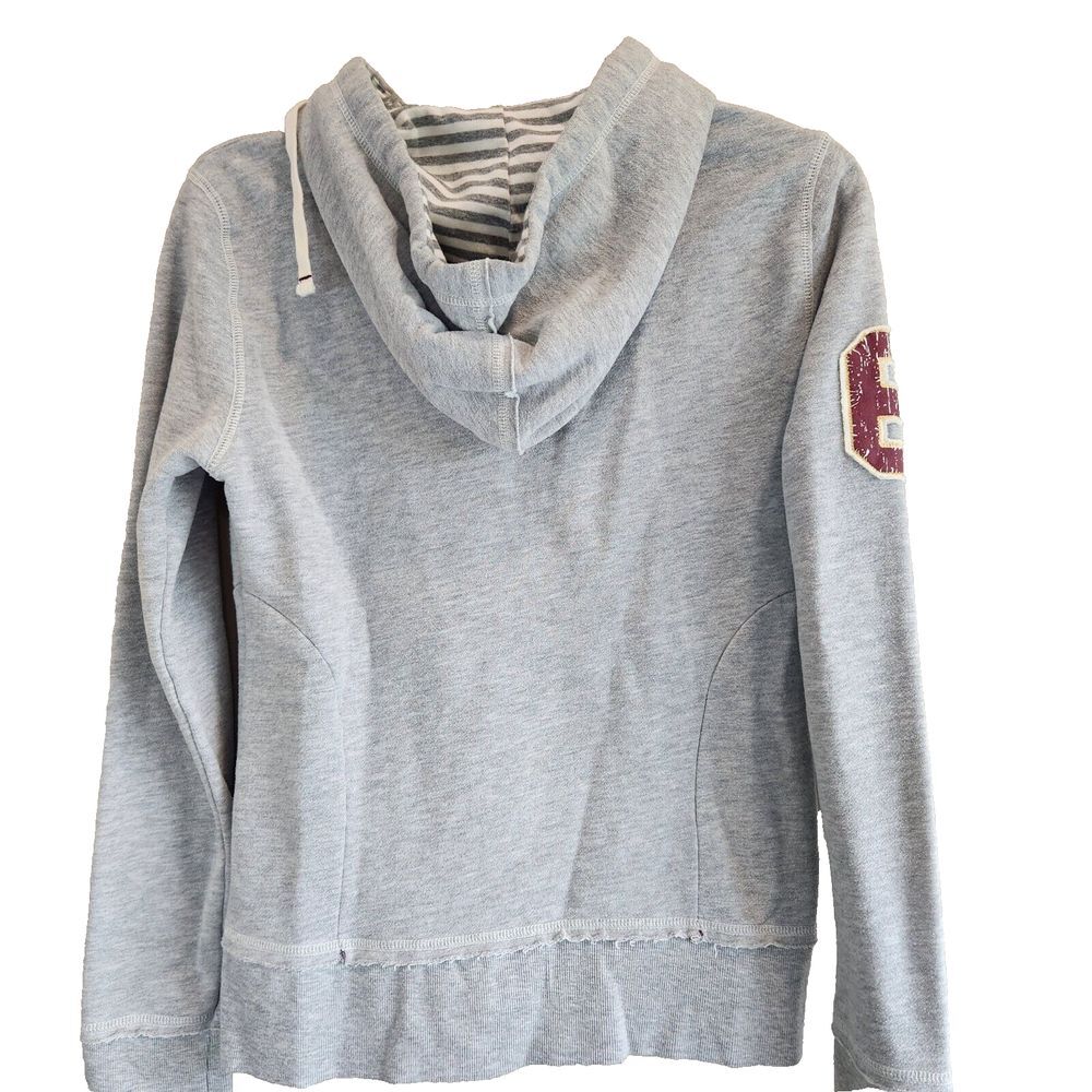Jade Jeans‎ Womens Full Zip Gray Hoodie Medium Y2K Vintage Decorative Patches - Picture 5 of 6